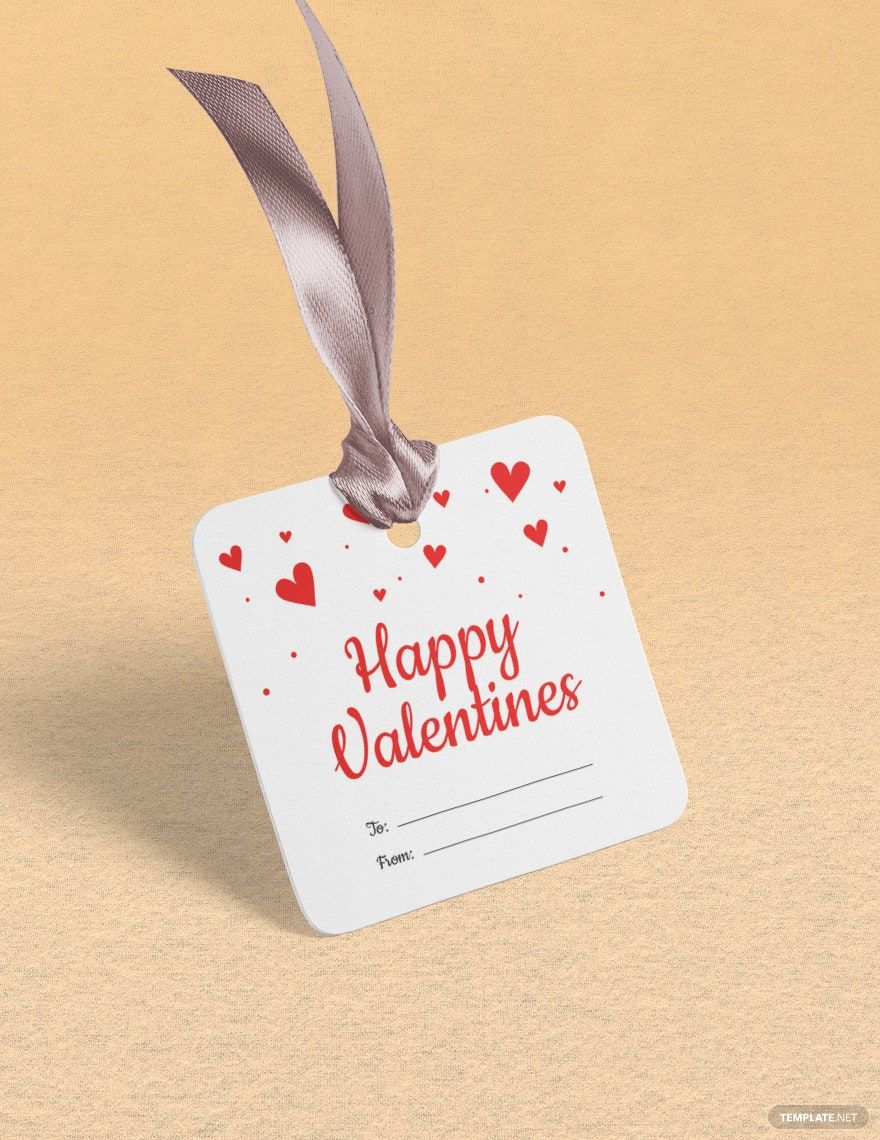 Gift Tag Label Template