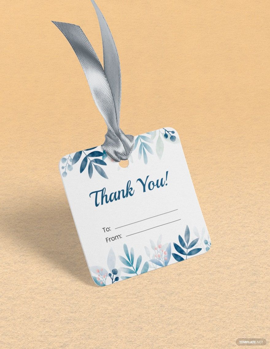 Gift Tags Label Template