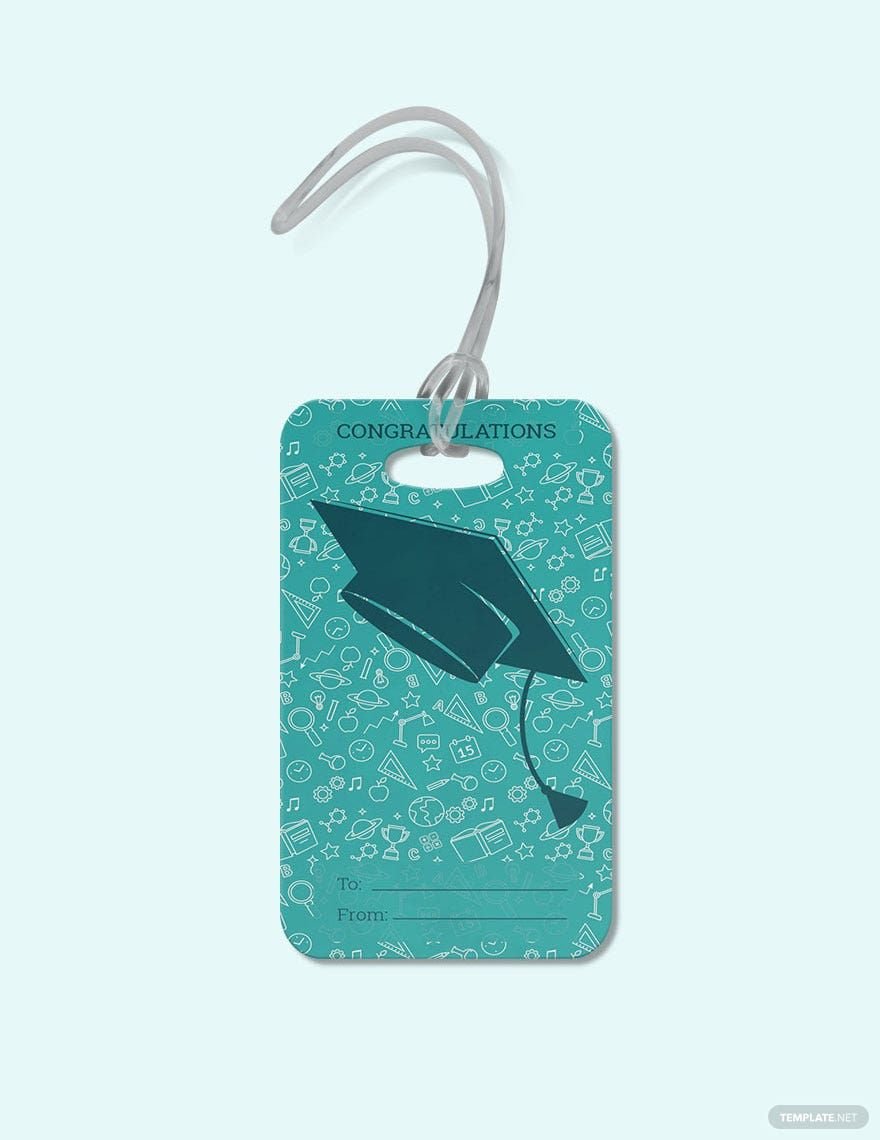Graduation Gift Tag Template