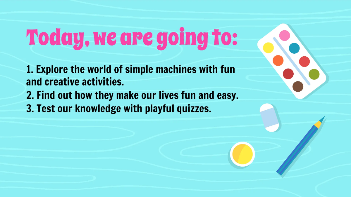 Free Simple Machine-themed Activities Template to Edit Online