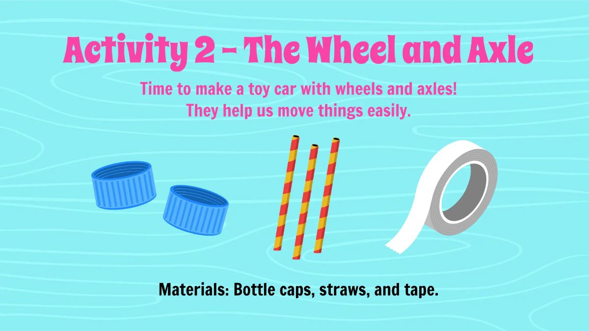 Free Simple Machine-themed Activities Template to Edit Online