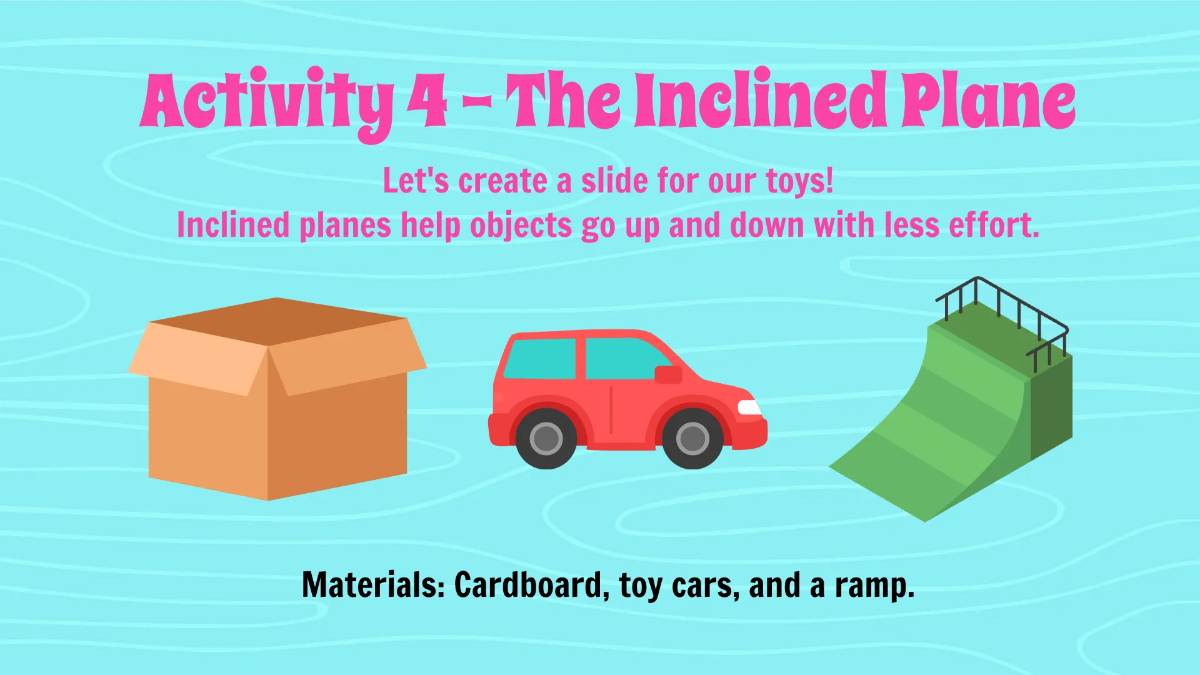 Free Simple Machine-themed Activities Template to Edit Online