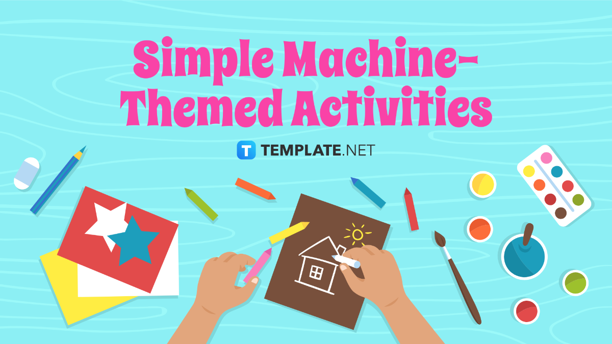 Simple Machine-themed Activities Template