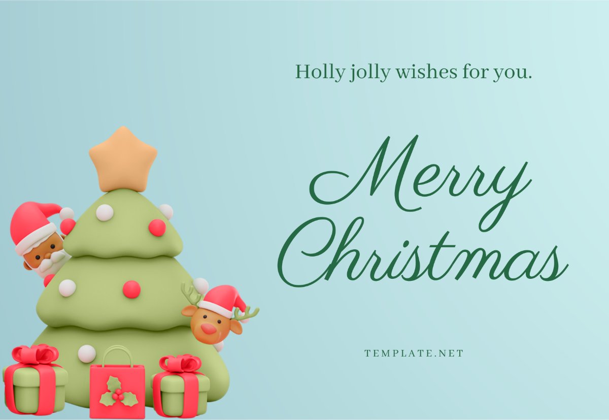 Christmas Note Design Template