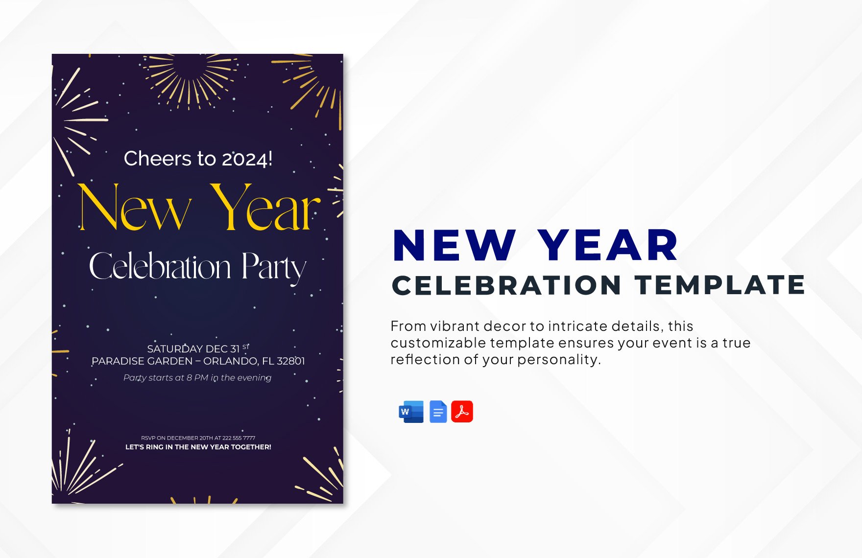 New Year Celebration Template