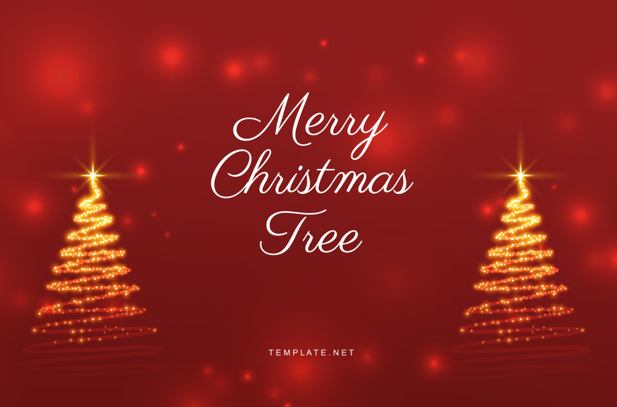 Free Merry Christmas Tree Template - Edit Online & Download