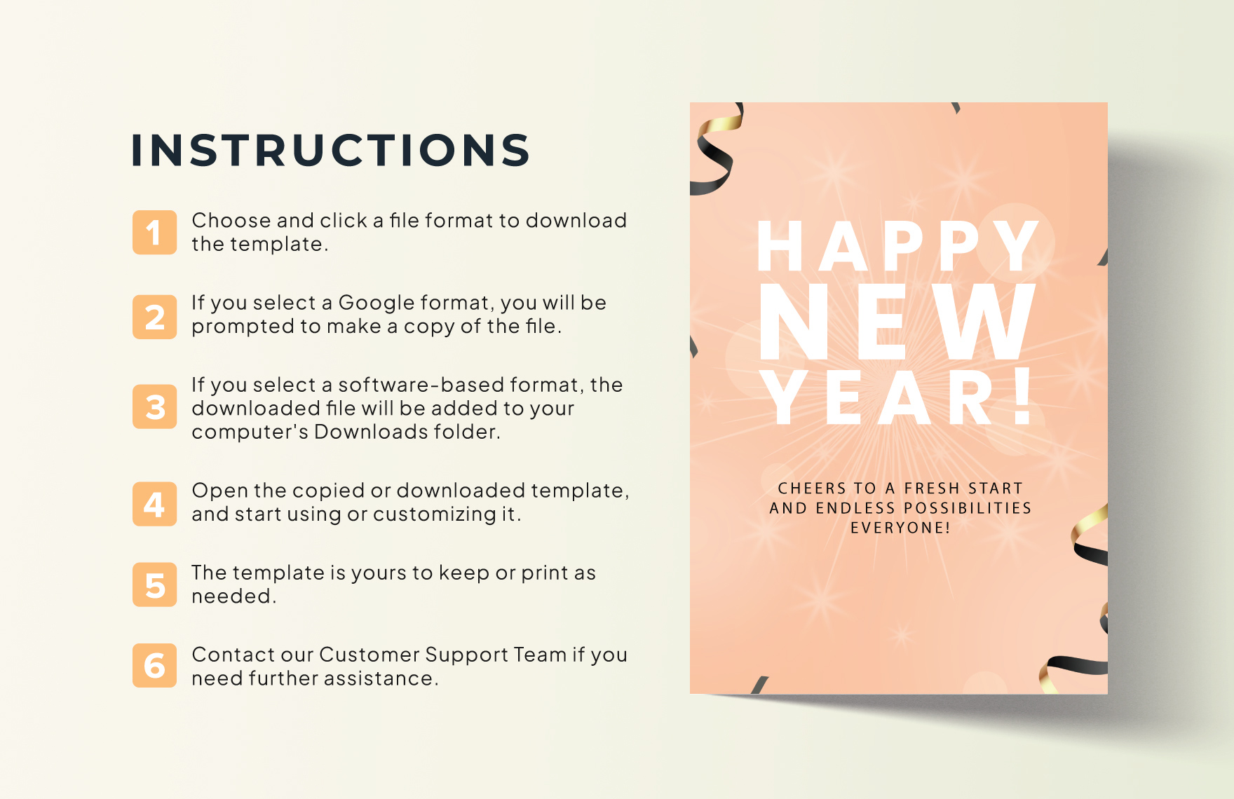 New Year Greeting Template