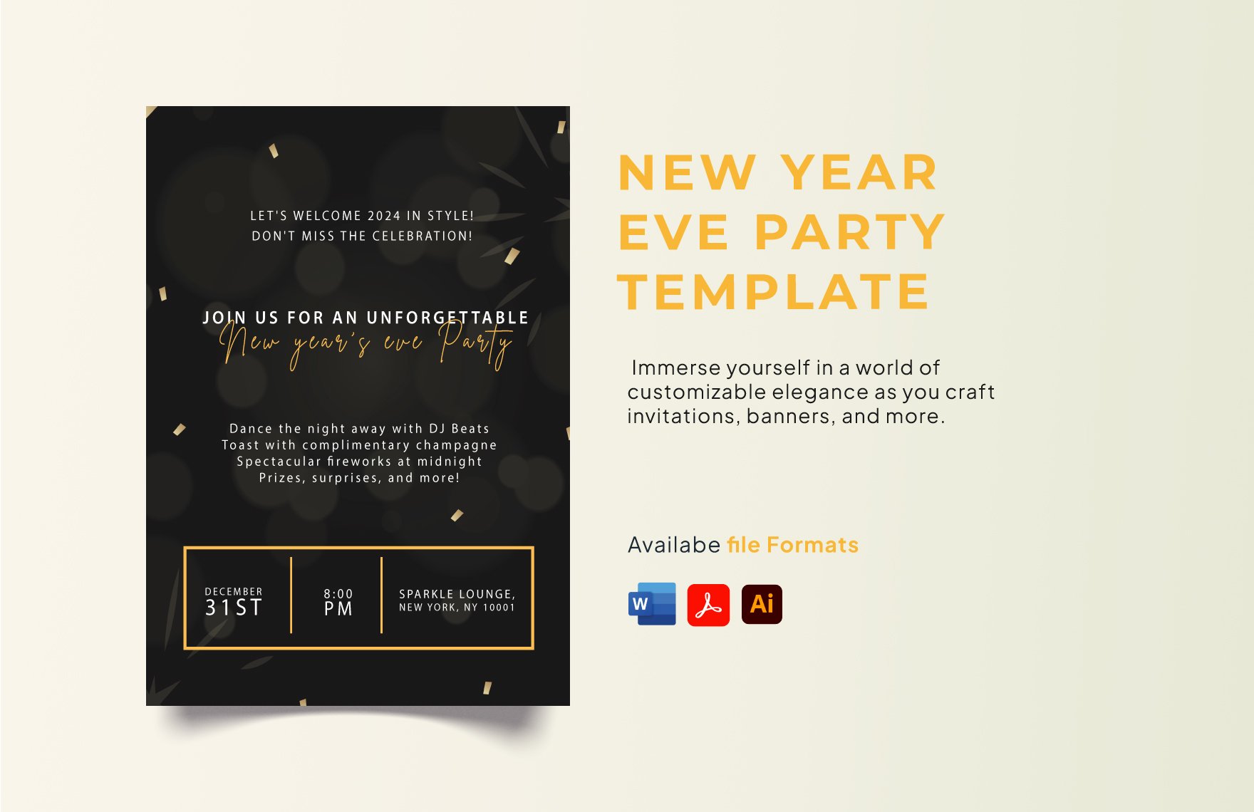 New Year Eve Party Template