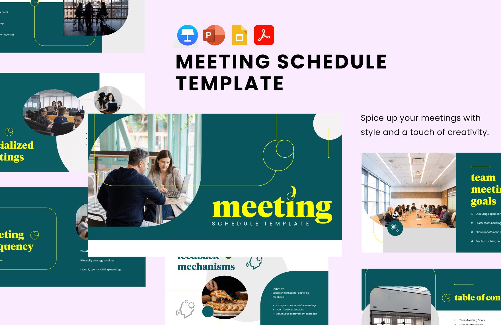 Meeting Schedule Template