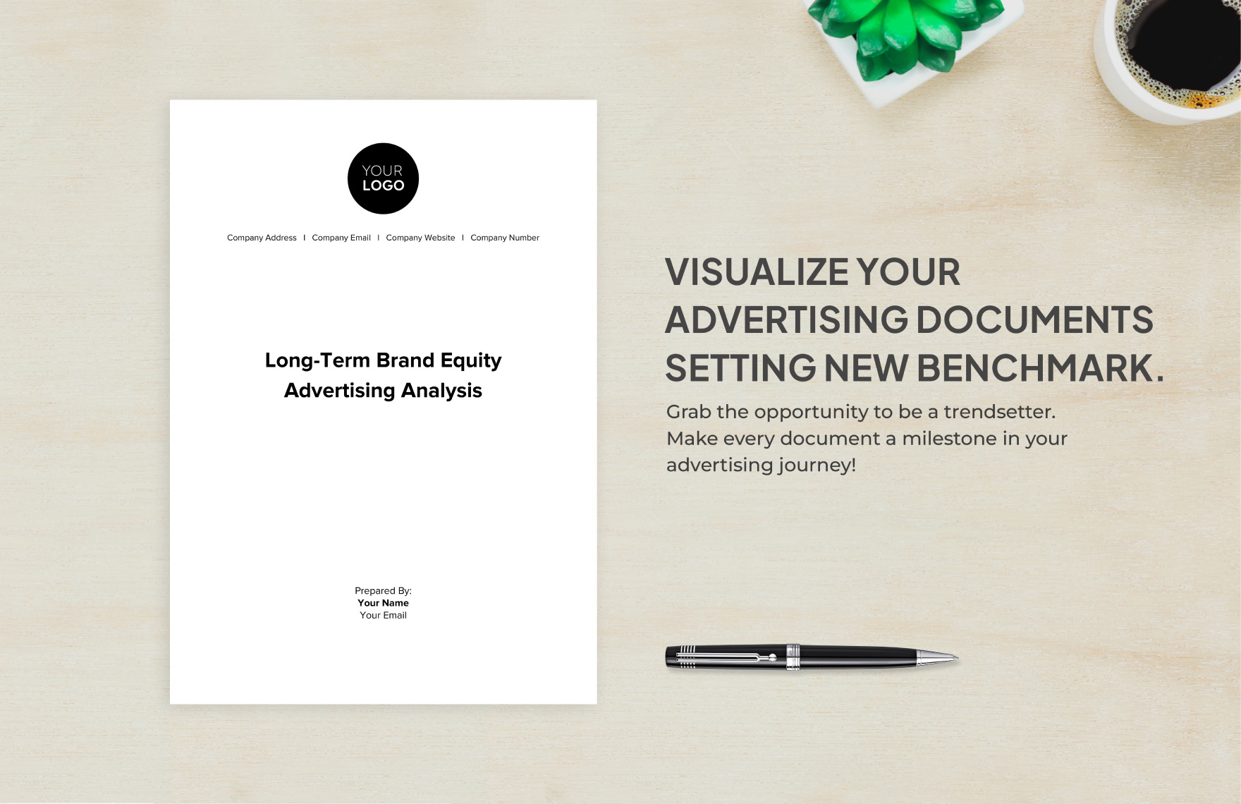 Long-Term Brand Equity Advertising Analysis Template