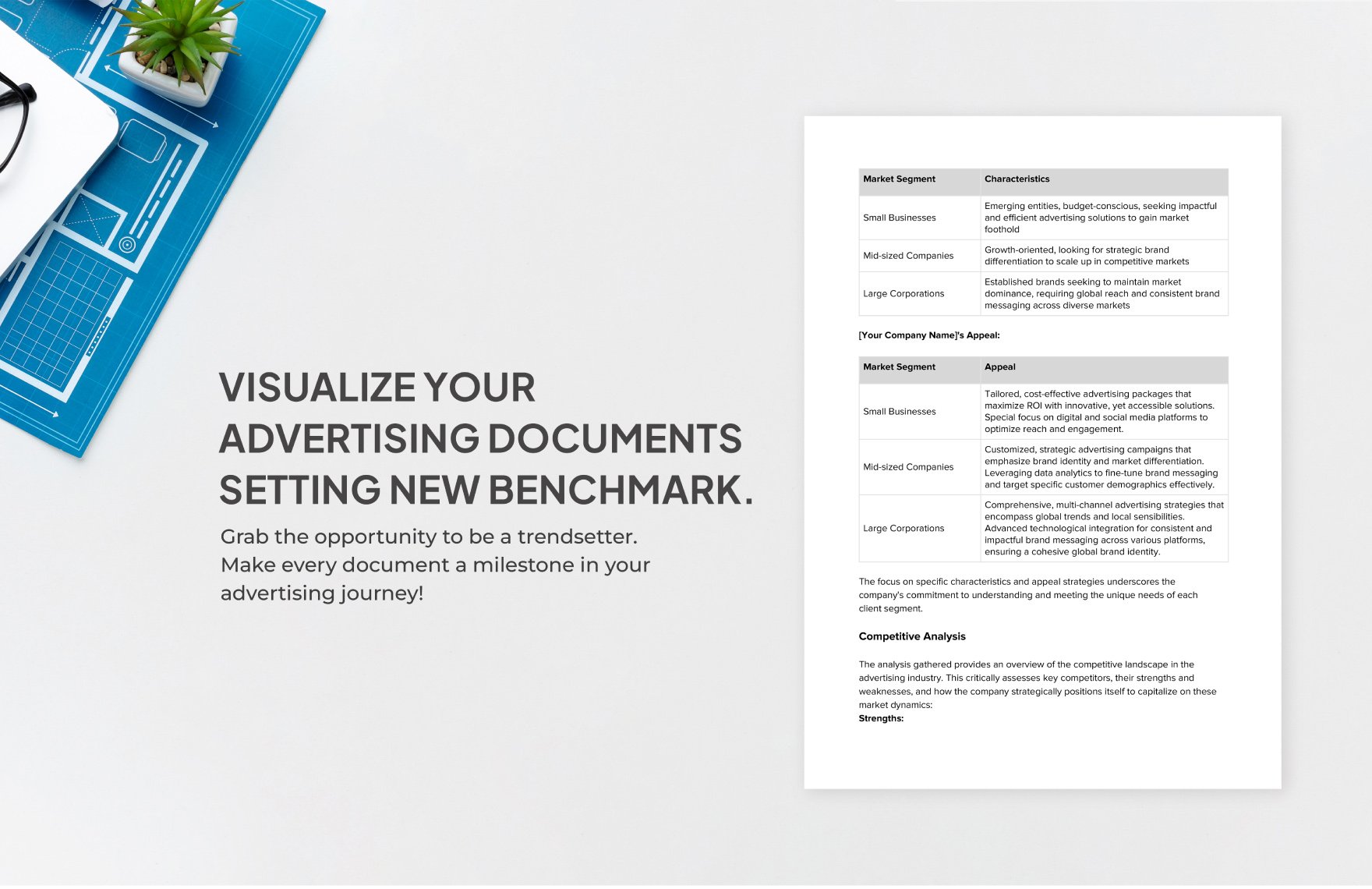 Detailed Brand Advertising Positioning Study Template
