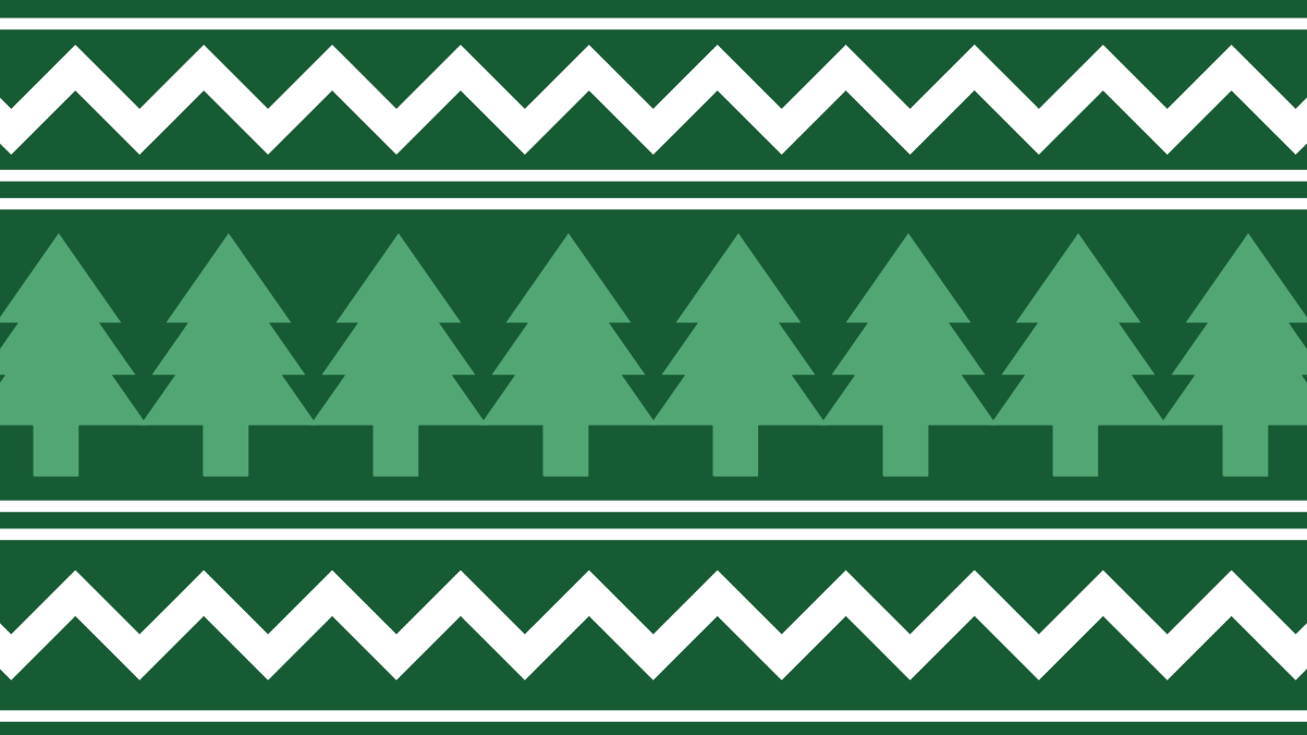 Ugly Christmas Sweater Pattern Template