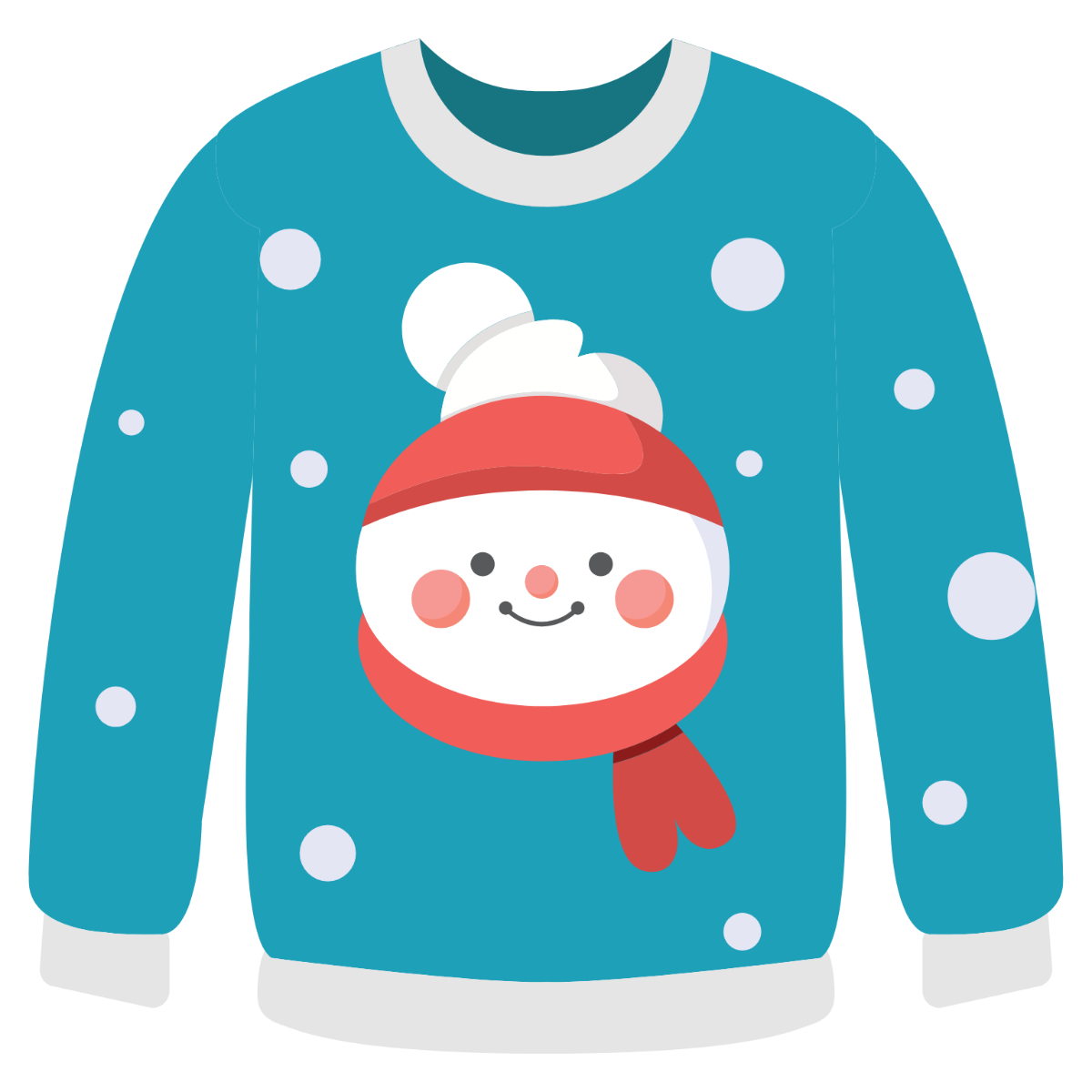 Free Ugly Christmas Sweater Clipart Template