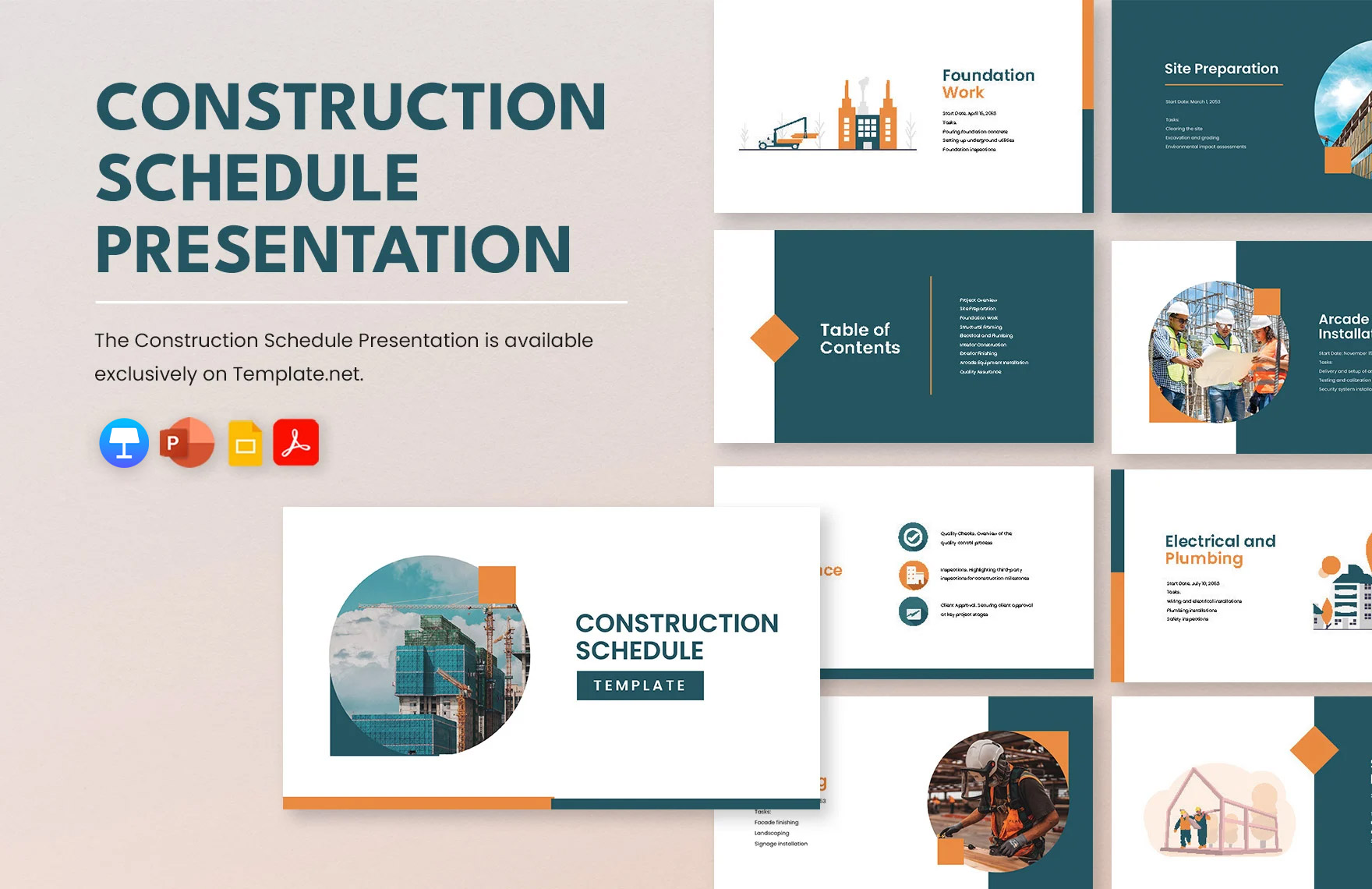 Free Editable Schedule Templates In PowerPoint To Download