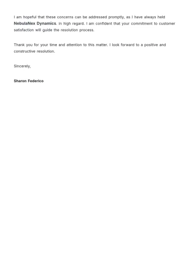 Free Complaint Letter to Company Template to Edit Online