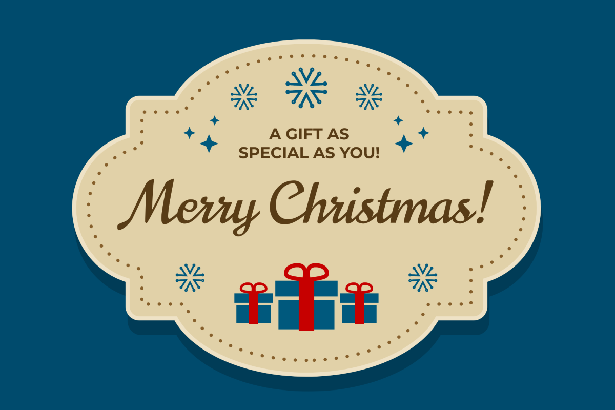 Free Christmas Label Templates Editable And Printable