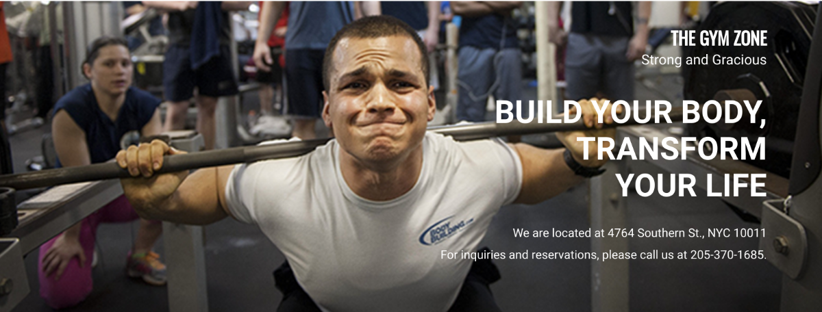 Gym Facebook Cover Template