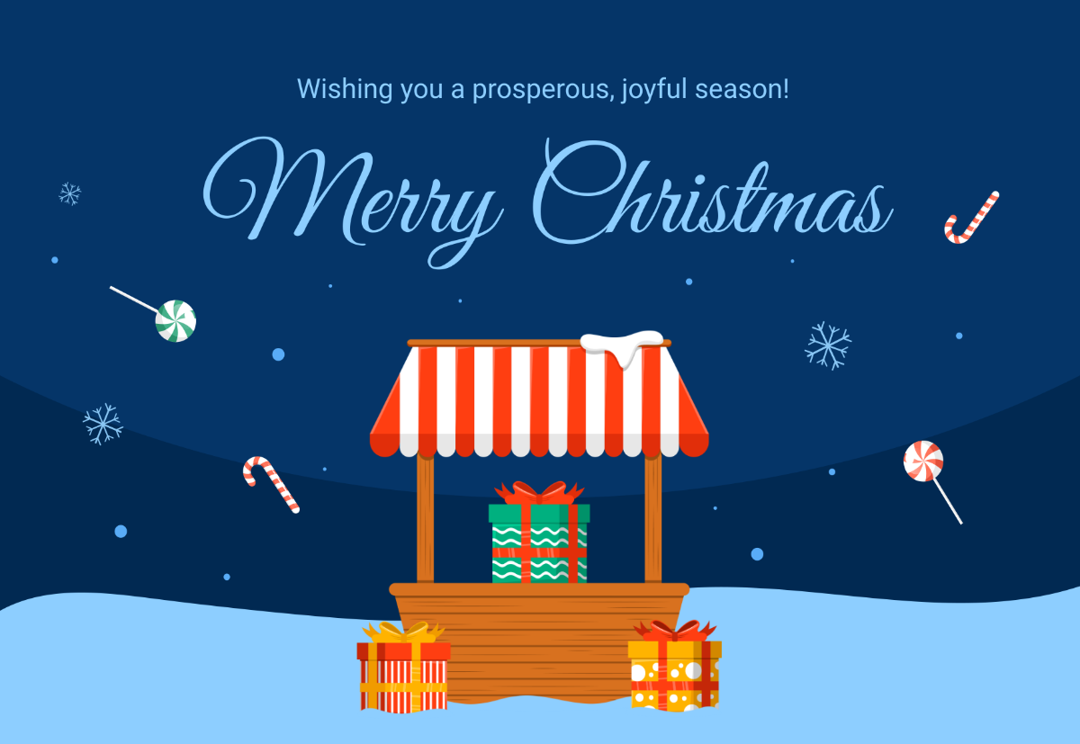 Small Business Christmas Note
