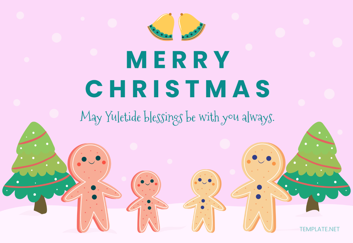 Cute Christmas Note Template