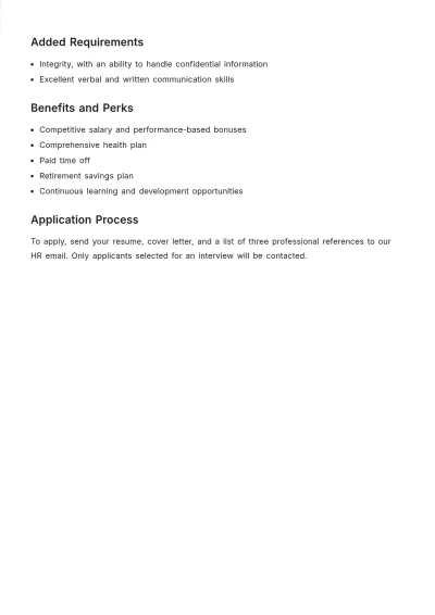 Free Director of Corporate Accounting Job Description Template to Edit Online