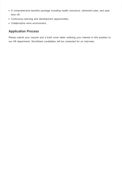 Free Fund Accounting Job Description Template to Edit Online