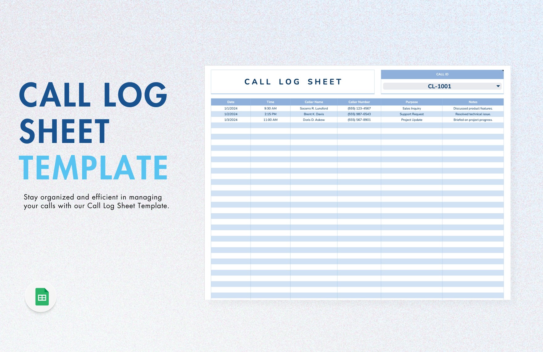 FREE Log Template - Download in Word, Google Docs, Excel, PDF, Google ...