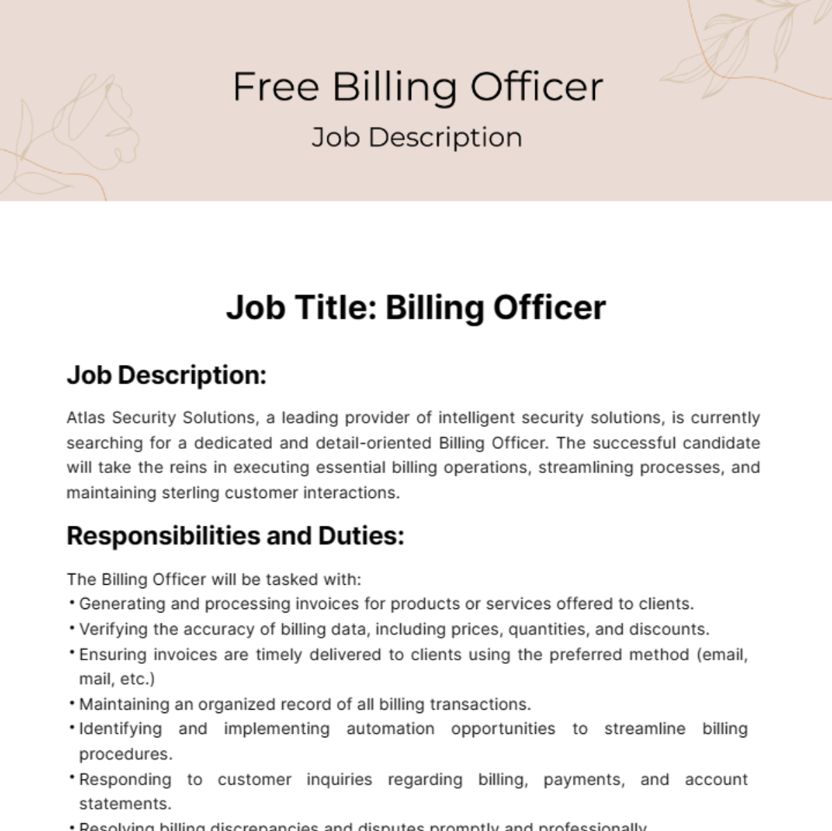 billing-officer-job-description-template-edit-online-download