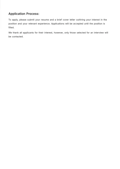 Free Front Desk Accounting Job Description Template to Edit Online