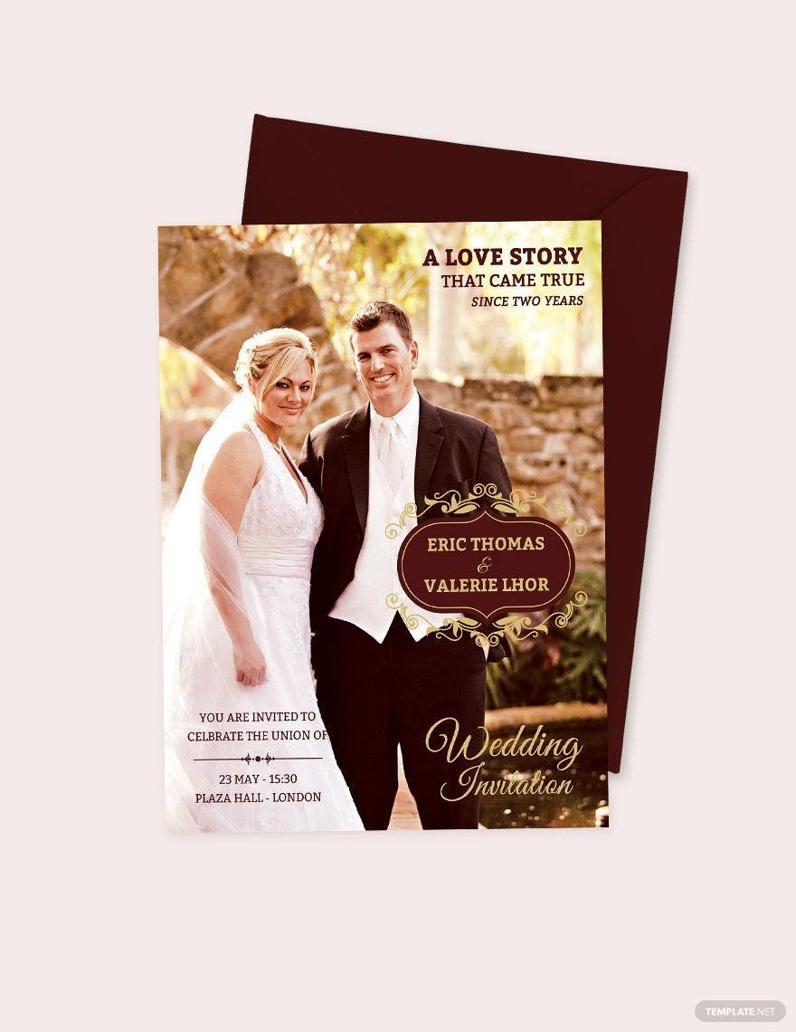 Wedding Invitation Flyer Template