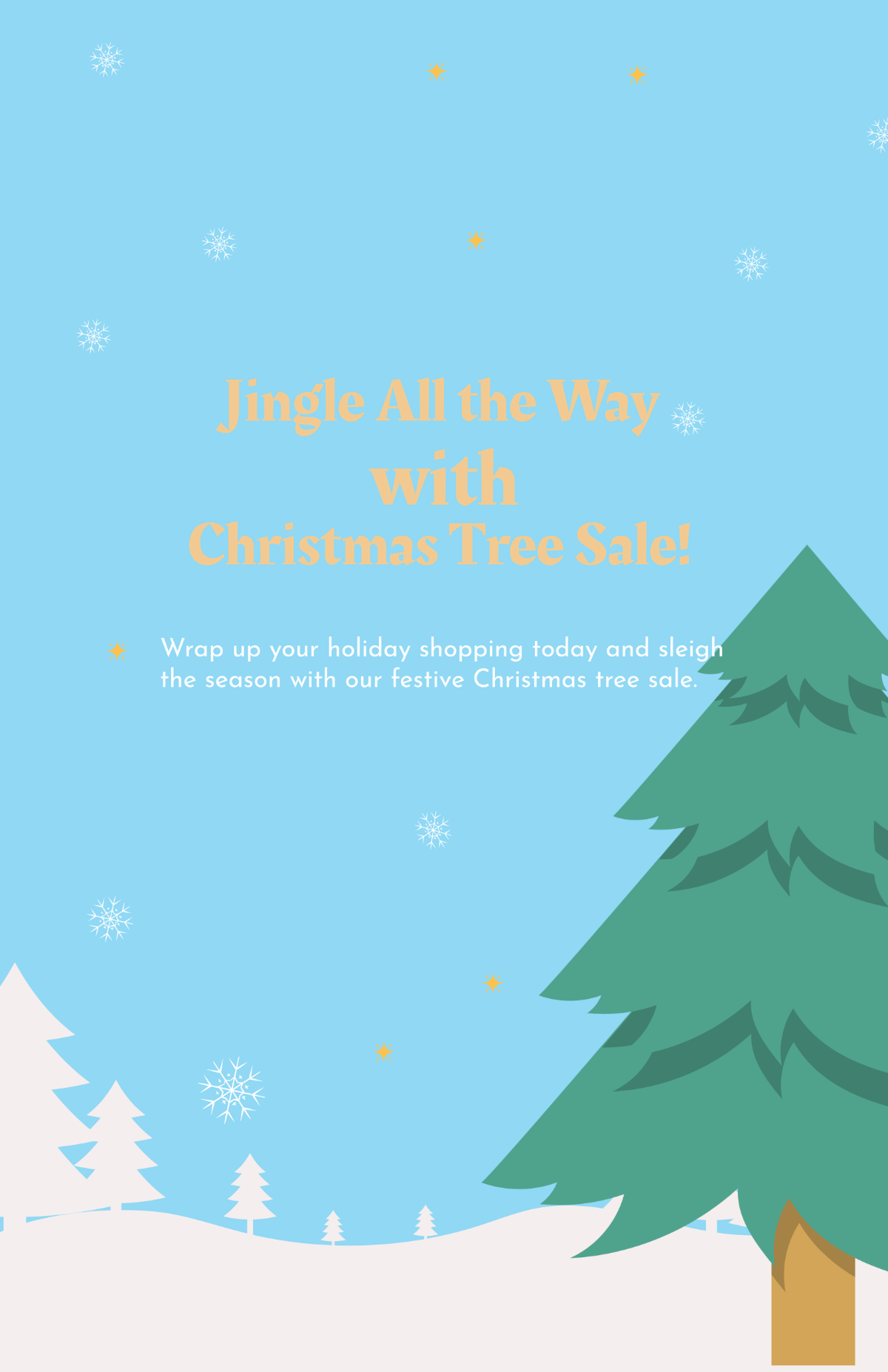 Christmas Tree Sale Template