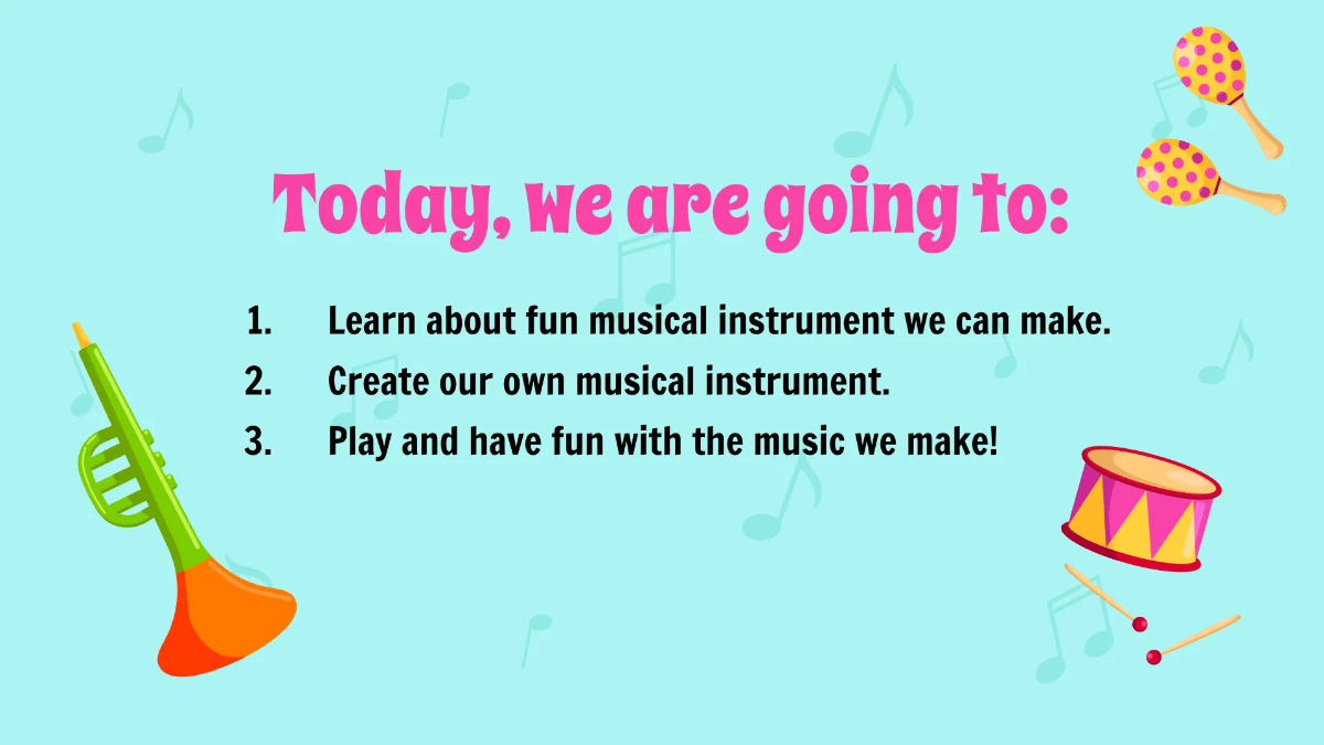 Free Making Simple Musical Instruments Template to Edit Online