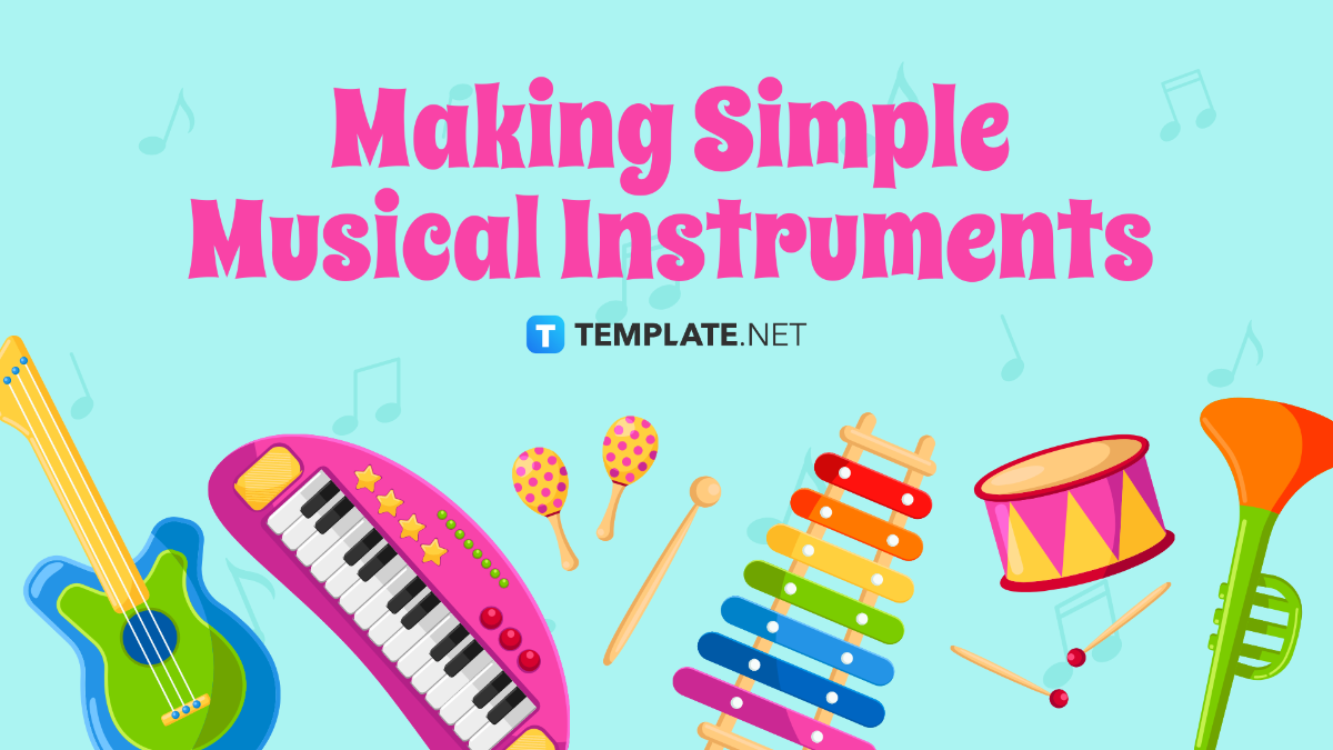 Making Simple Musical Instruments Template