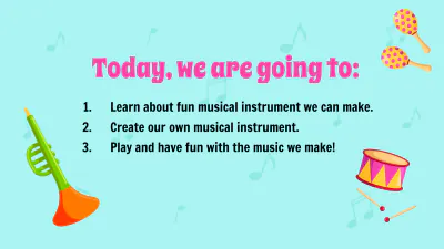 Free Making Simple Musical Instruments Template to Edit Online