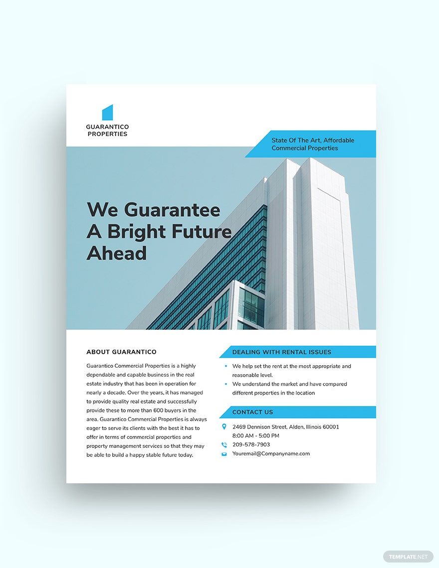 Commercial Property Management Flyer Template