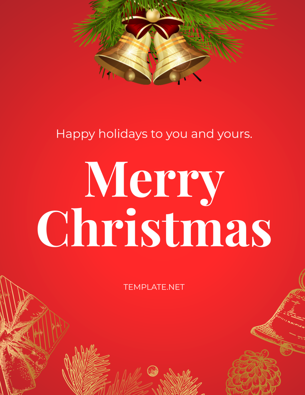 Happy Merry Christmas Template - Edit Online & Download