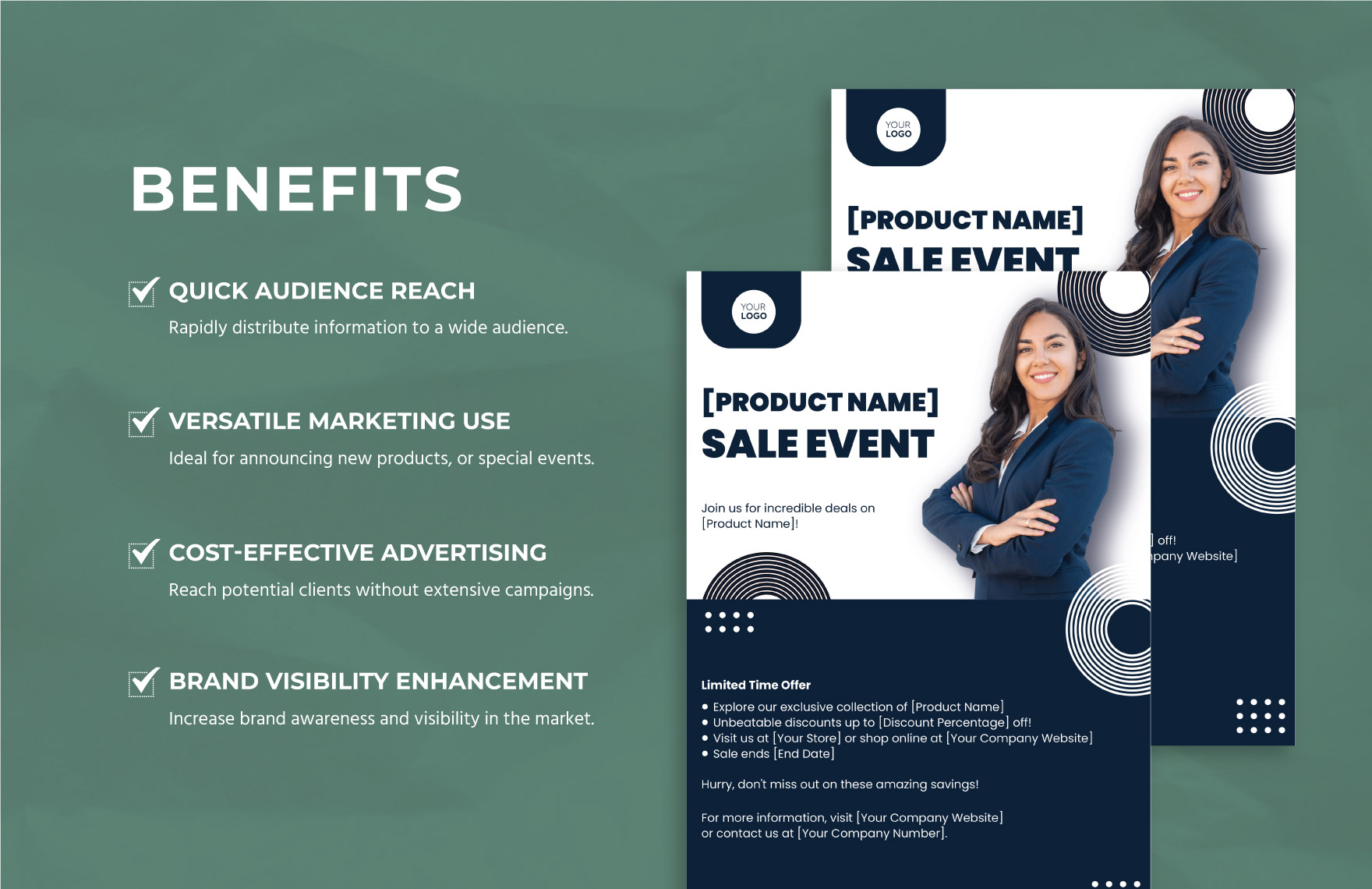 Sales Product Promotion Flyer Template