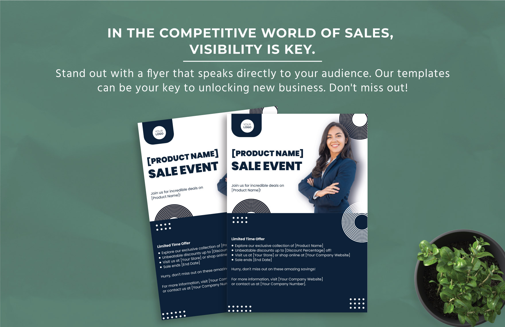 Sales Product Promotion Flyer Template