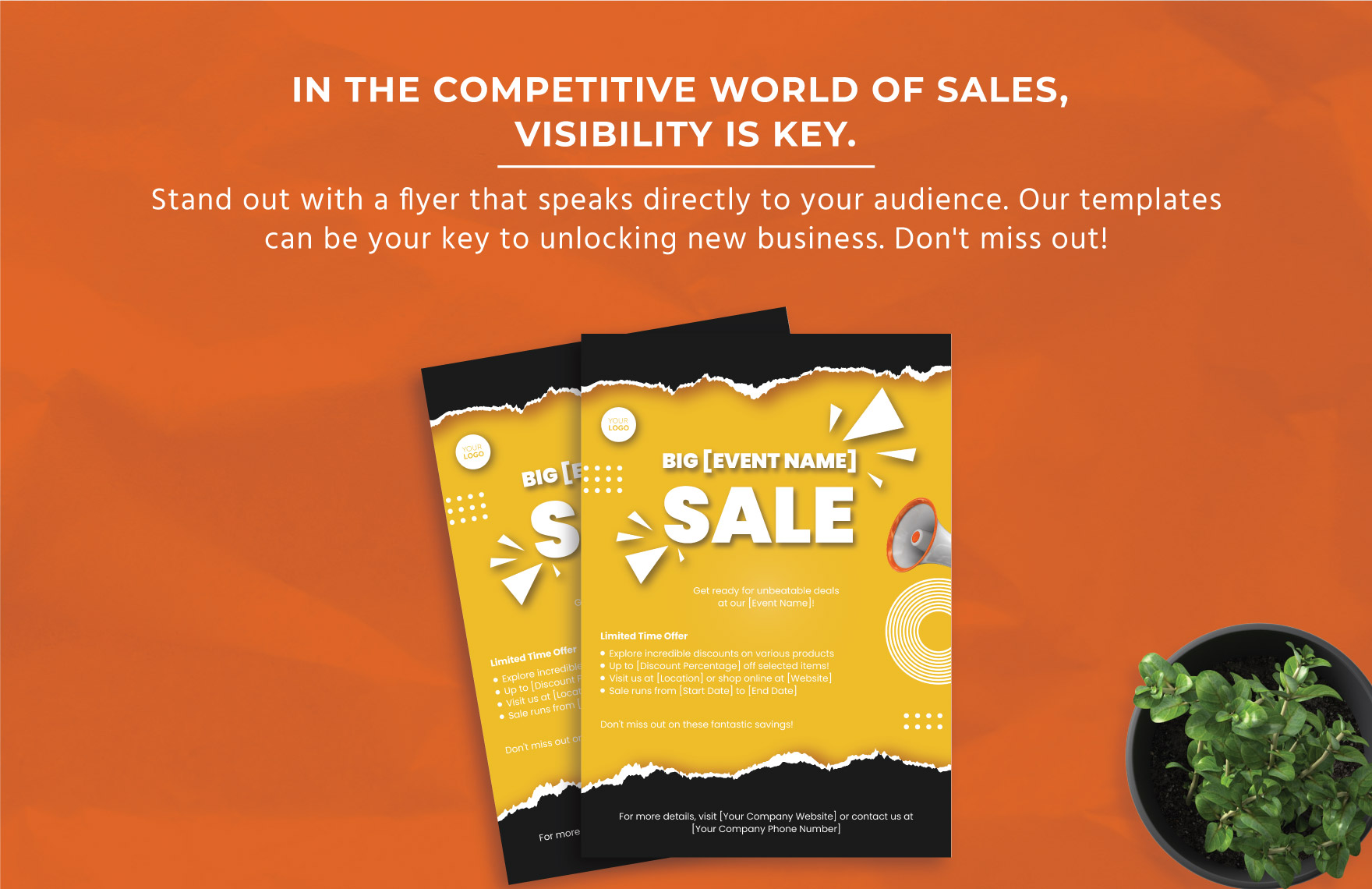Sales Event Flyer Template