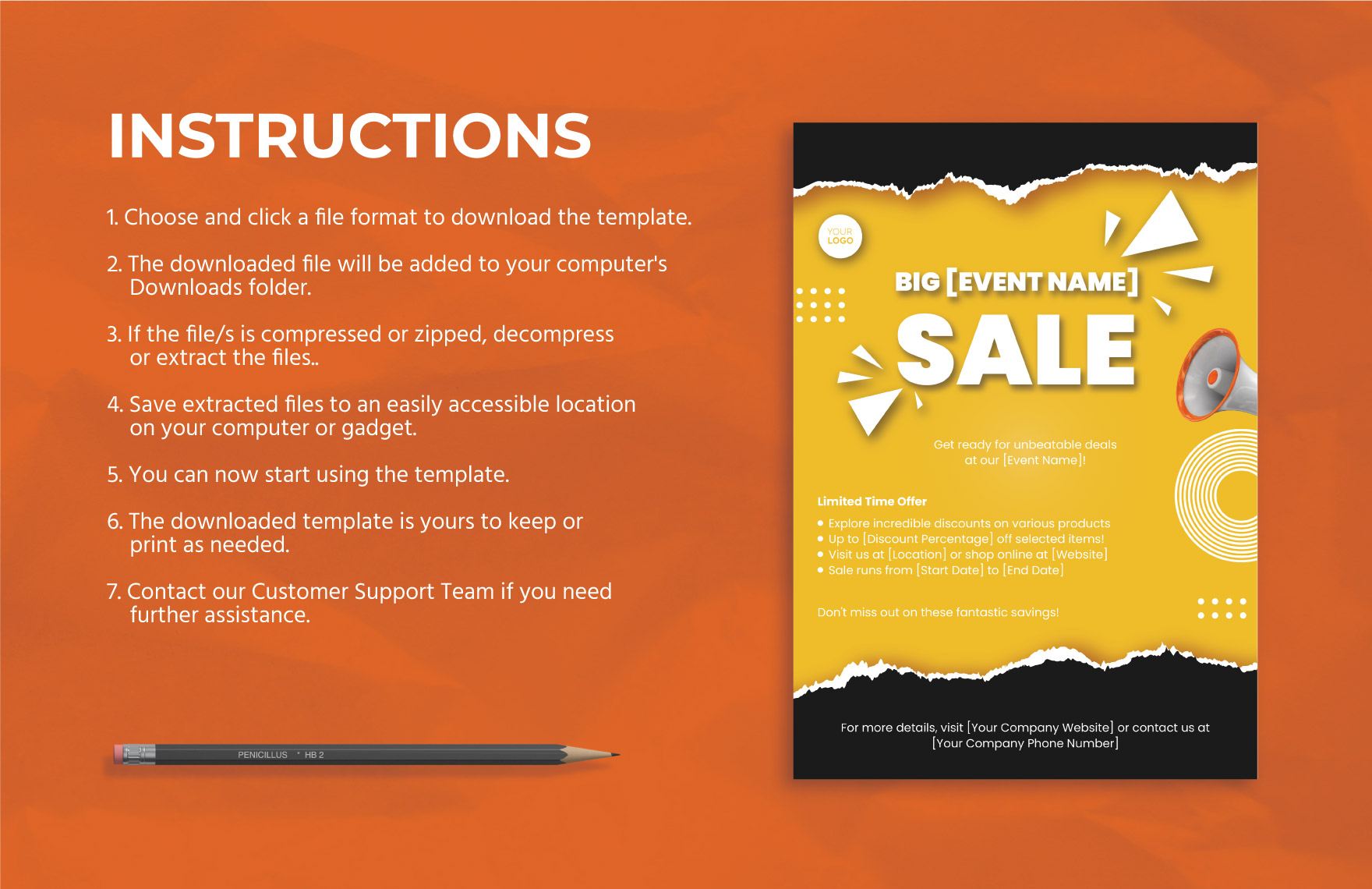 Sales Event Flyer Template
