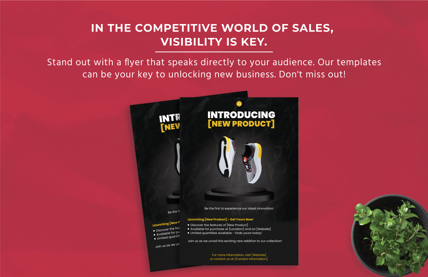 Sales New Product Launch Flyer Template