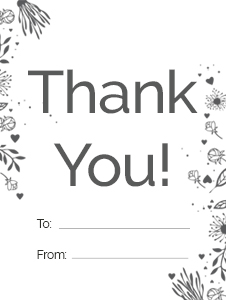 Free Round Thank You Tag Template in Adobe Photoshop Illustrator