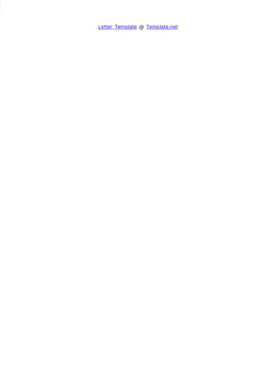 Free Informal Complaint Letter Template to Edit Online