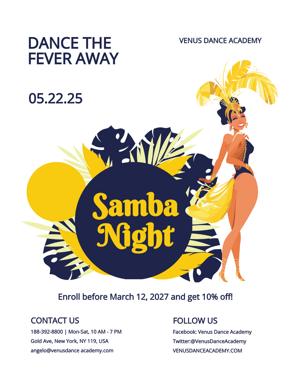 Samba Flyer Template