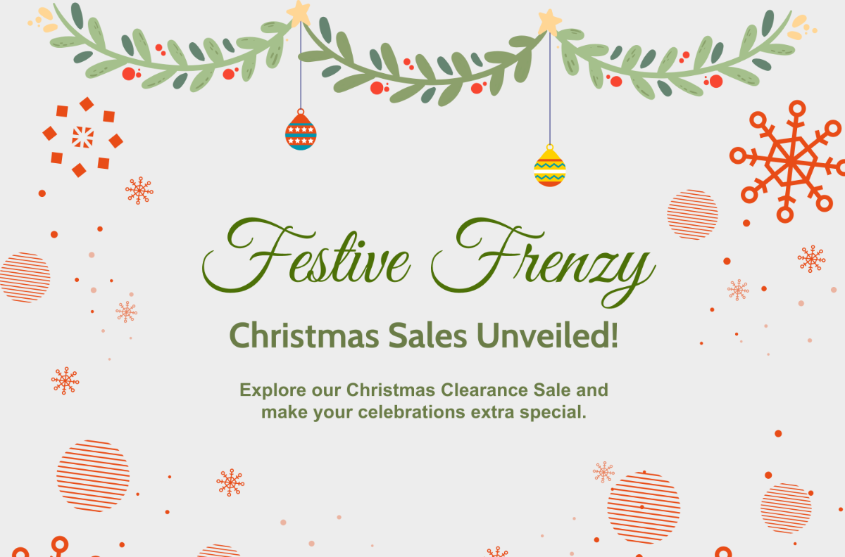 Christmas Clearance Sale Banner Template