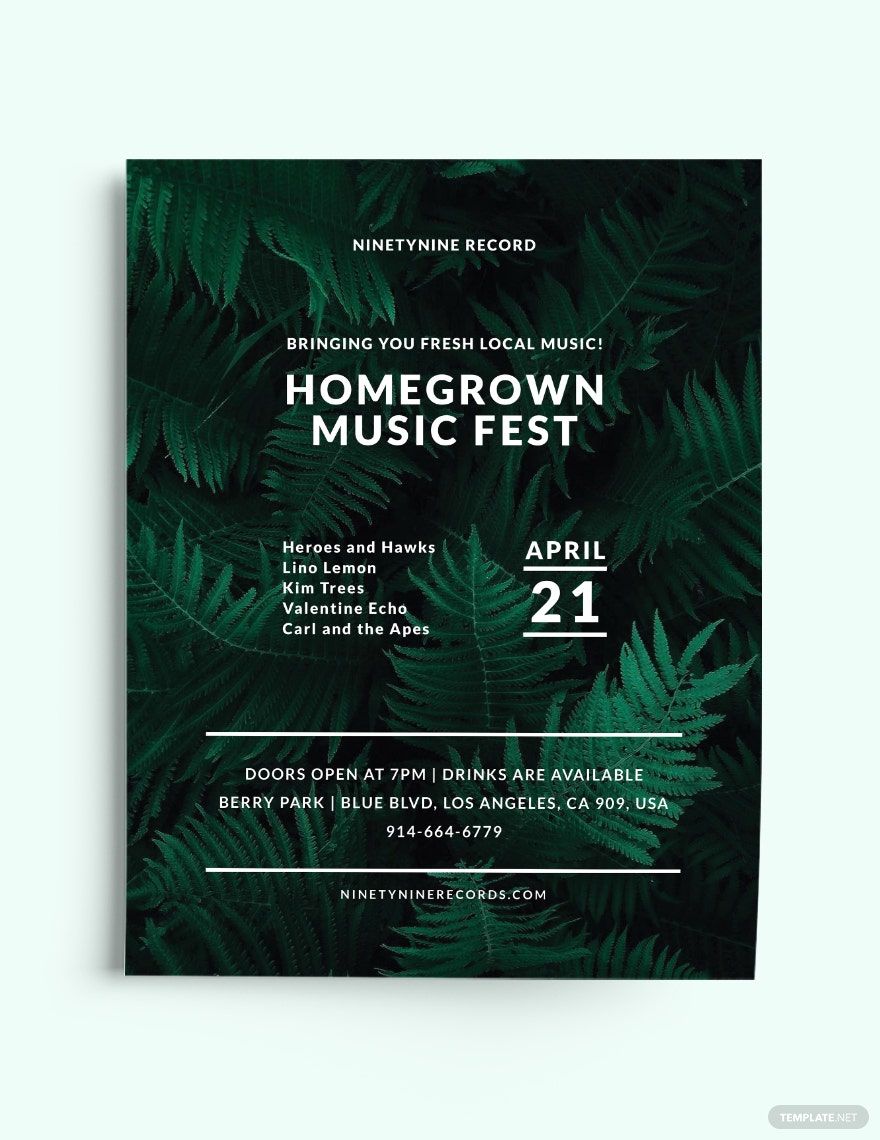 Simple Event Flyer Template