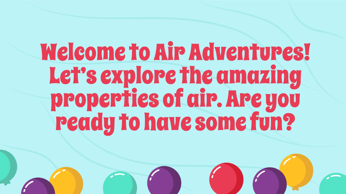 Free Properties of Air Template to Edit Online