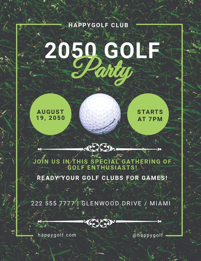 14+ FREE Golf Flyer Templates [Customize & Download]