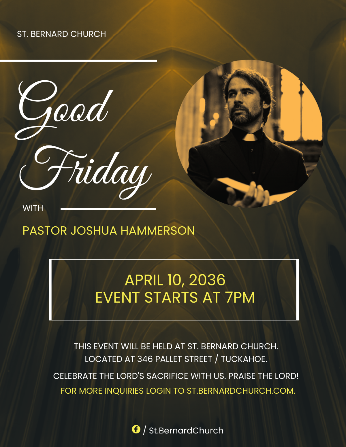 Good Friday Church Flyer Template