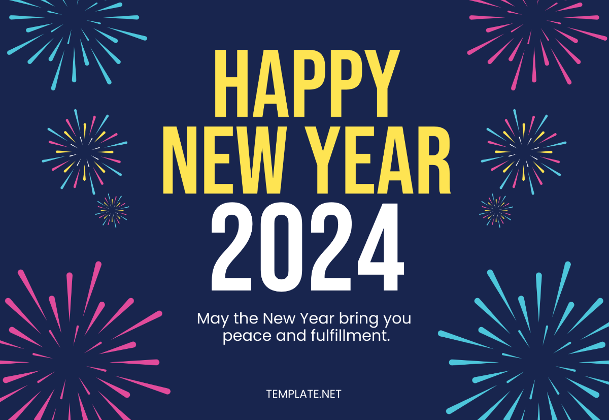 Happy New Year 2024 Note