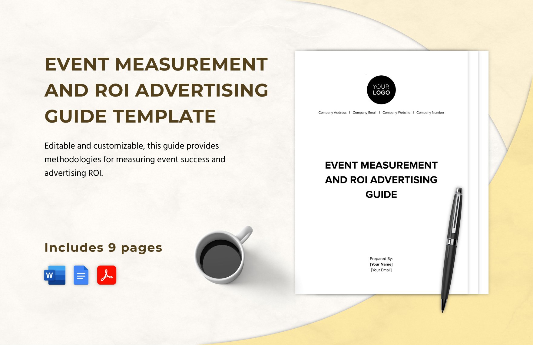 Event Measurement and ROI Advertising Guide Template